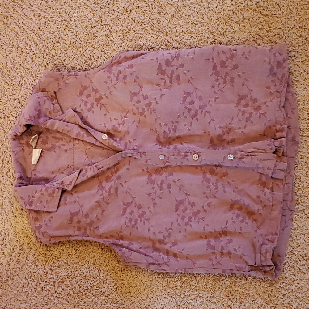 Cherokee button up tank top